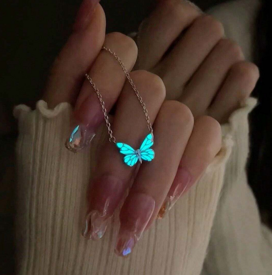 ANNAYA Glow-in-the-Dark Butterfly Bracelet